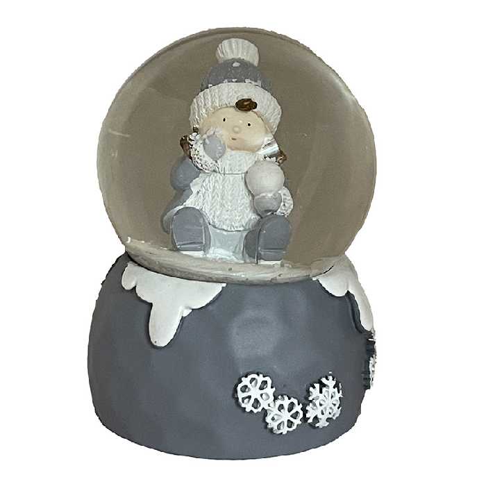 گوی مدل چراغدار طرح کودک زمستانی کد 01