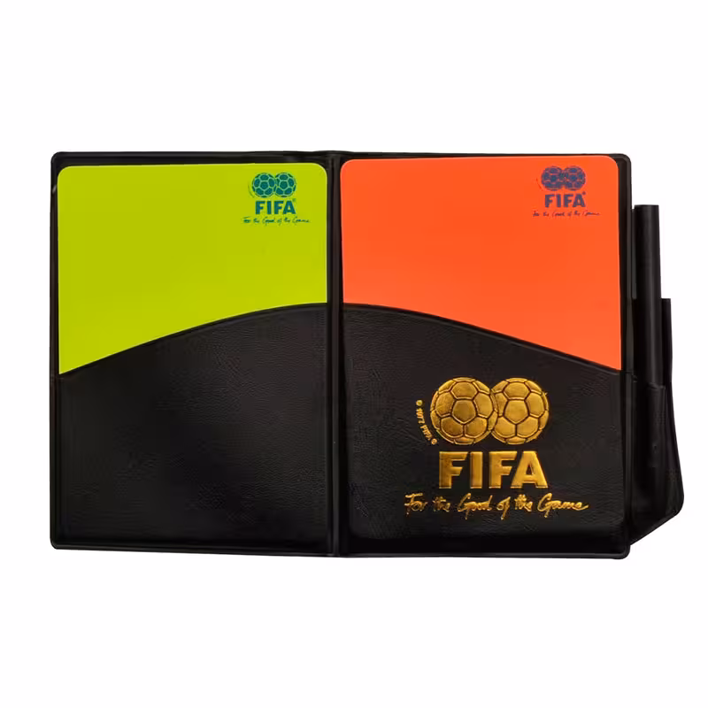 کارت داوری فوتبال طرح FIFA | چاوه