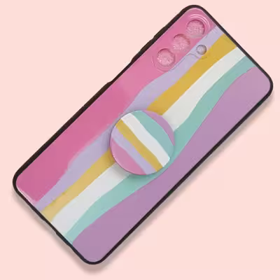 کاور کد GALAX 55 مناسب برای گوشی موبایل سامسونگ Galaxy A13 5G به همراه پایه نگهدارنده