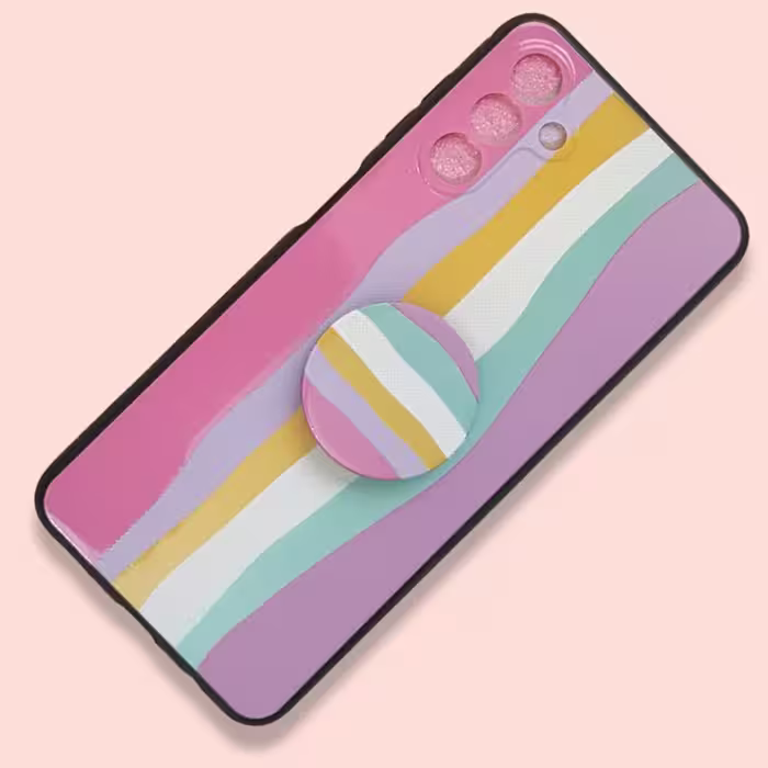 کاور کد GALAX 55 مناسب برای گوشی موبایل سامسونگ Galaxy A13 5G به همراه پایه نگهدارنده