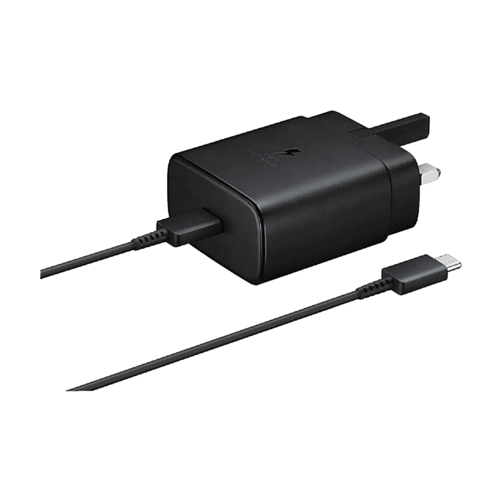 شارژر دیواری 45W سامسونگ EP-TA845 Type-C همراه با کابل اورجینال گارانتی مادام العمر