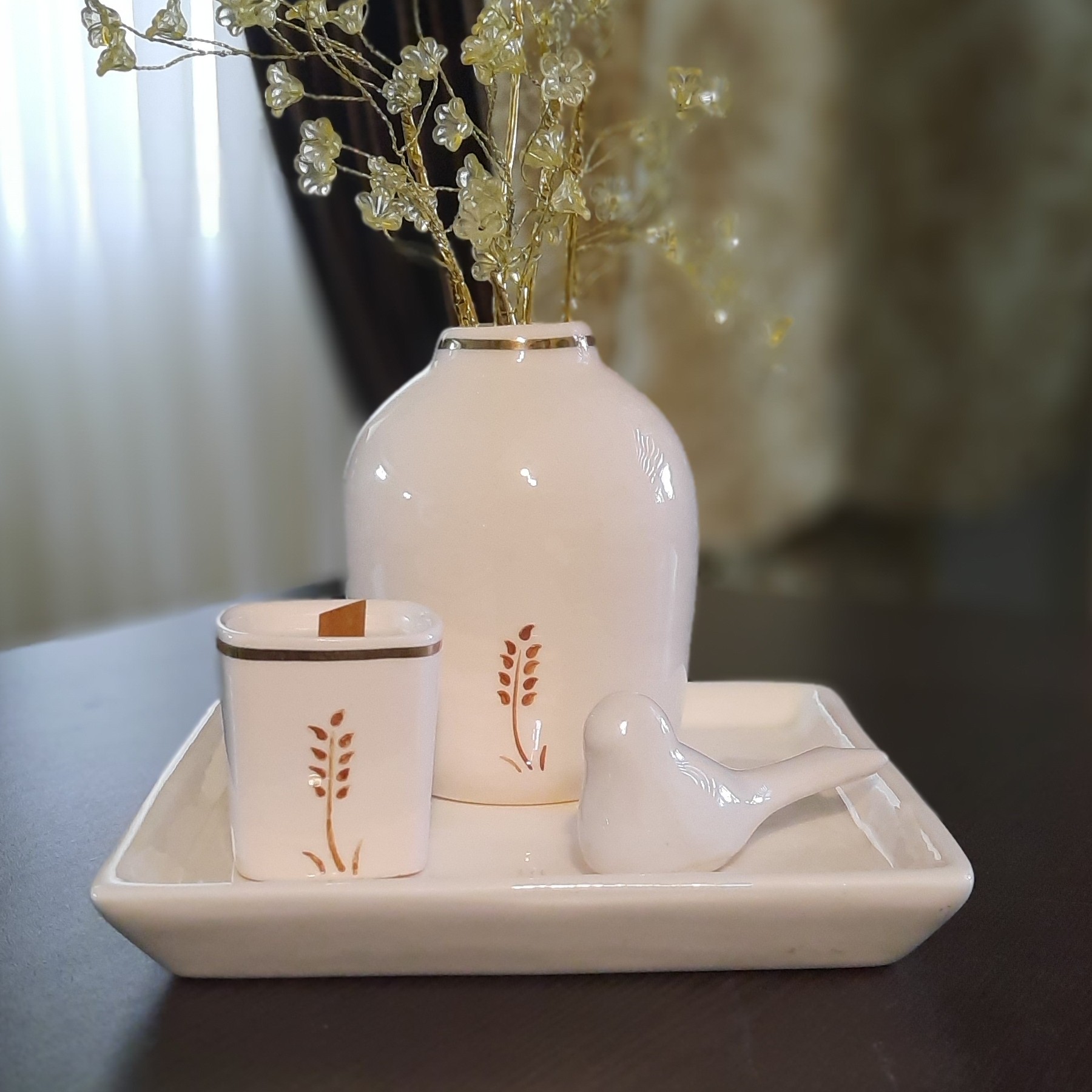 اکسسوری رومیزی سرامیکی دستساز