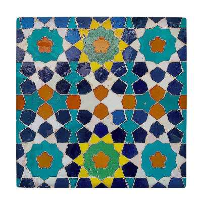 کاشی کارنیلا طرح نقوش هندسی کد wkk1201