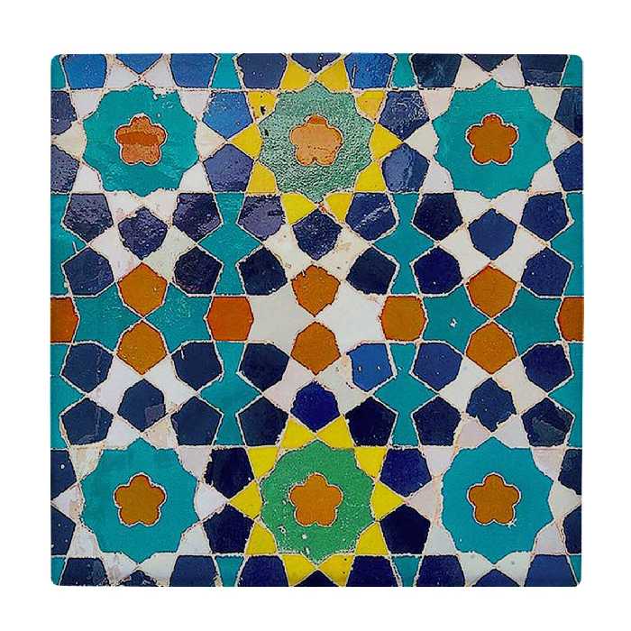 کاشی کارنیلا طرح نقوش هندسی کد wkk1201