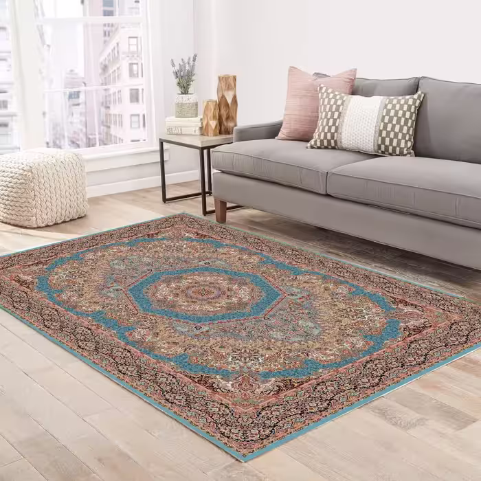 روفرشی کشدار ضد اب مخمل شانل ابریشم کد 62k سایز 6 متری