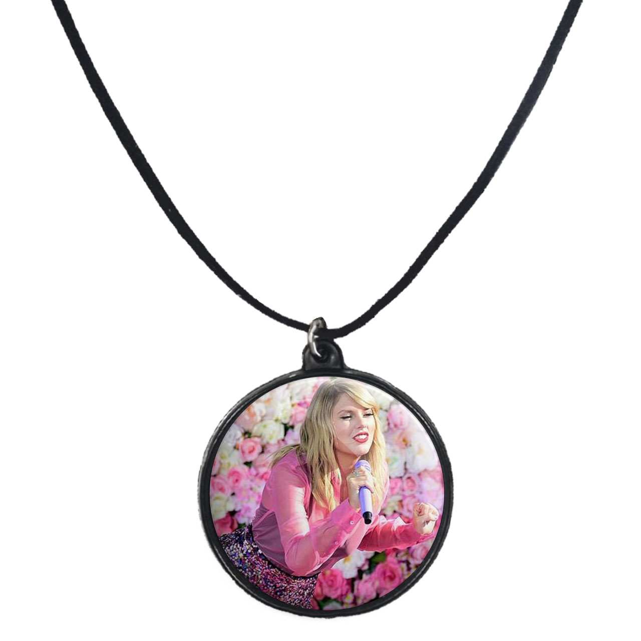 گردنبند پرمانه طرح تیلور سویفت کد pmb.2859 مدل دو طرفه