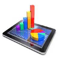 خرید و دانلود عکس 3D نموداری رنگارنگ برای طراحی و چاپ | پیک فاکس | Pic Fox