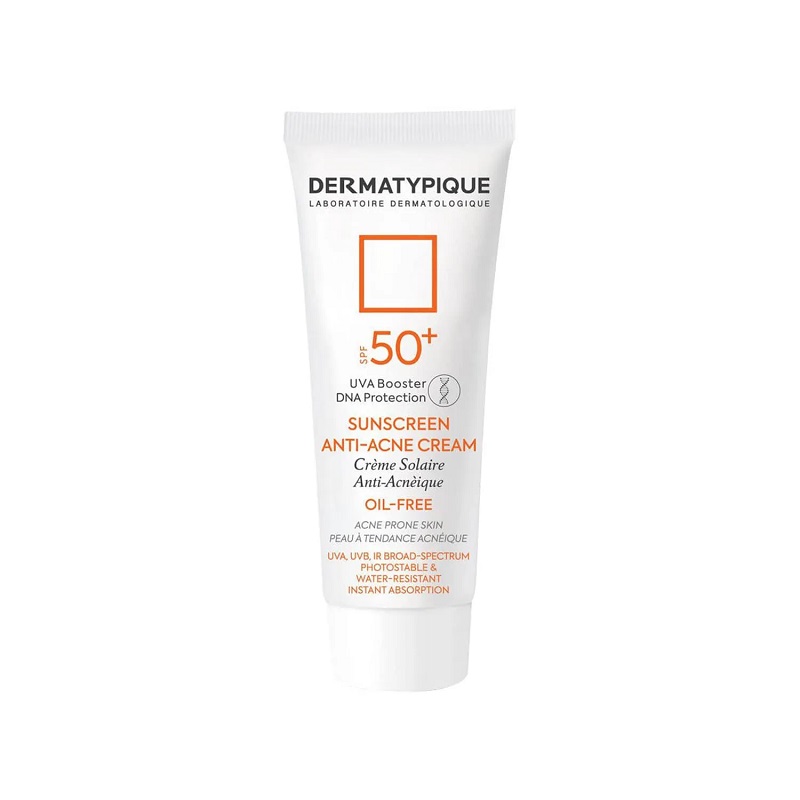 کرم ضد آفتاب آنتی آکنه پوست چرب و جوشدار +SPF50 درماتیپیک | بی رنگ | 40ml