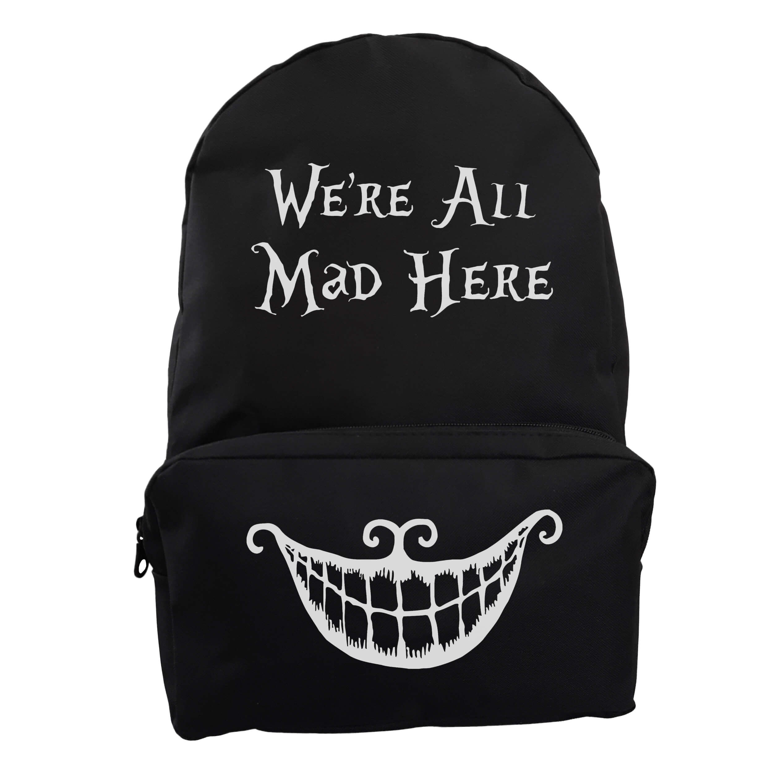  کوله پشتی طرح we are all mad here کد KP-24