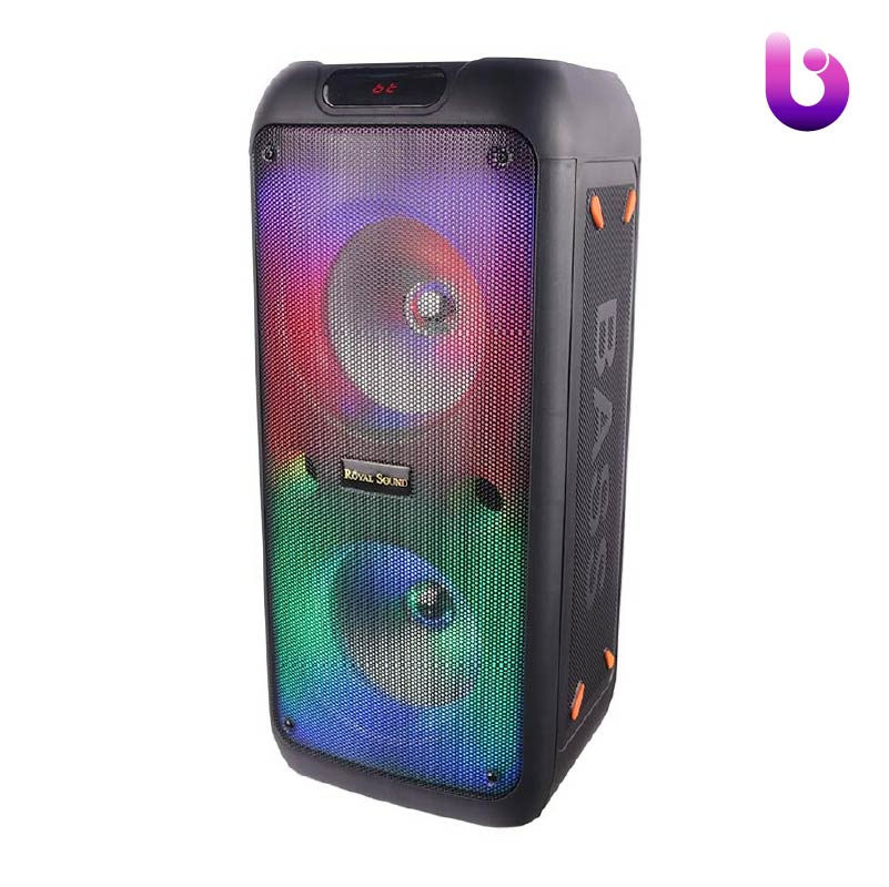 اسپیکر چمدانی بلوتوثی رم و فلش خور RS-D32   میکروفون و ریموت کنترل