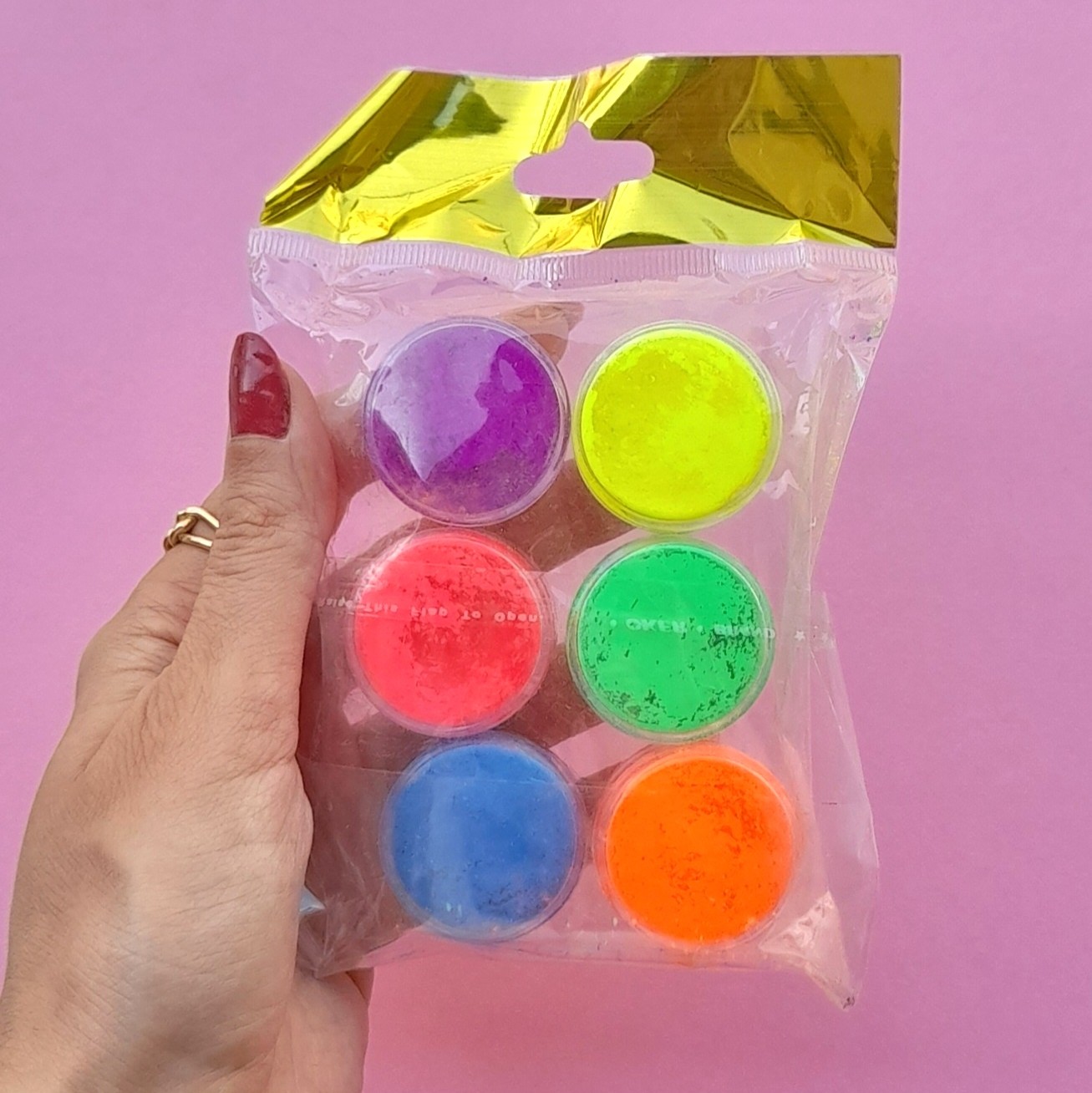 سایه چشم نئونی پودری بسته 6 عددی