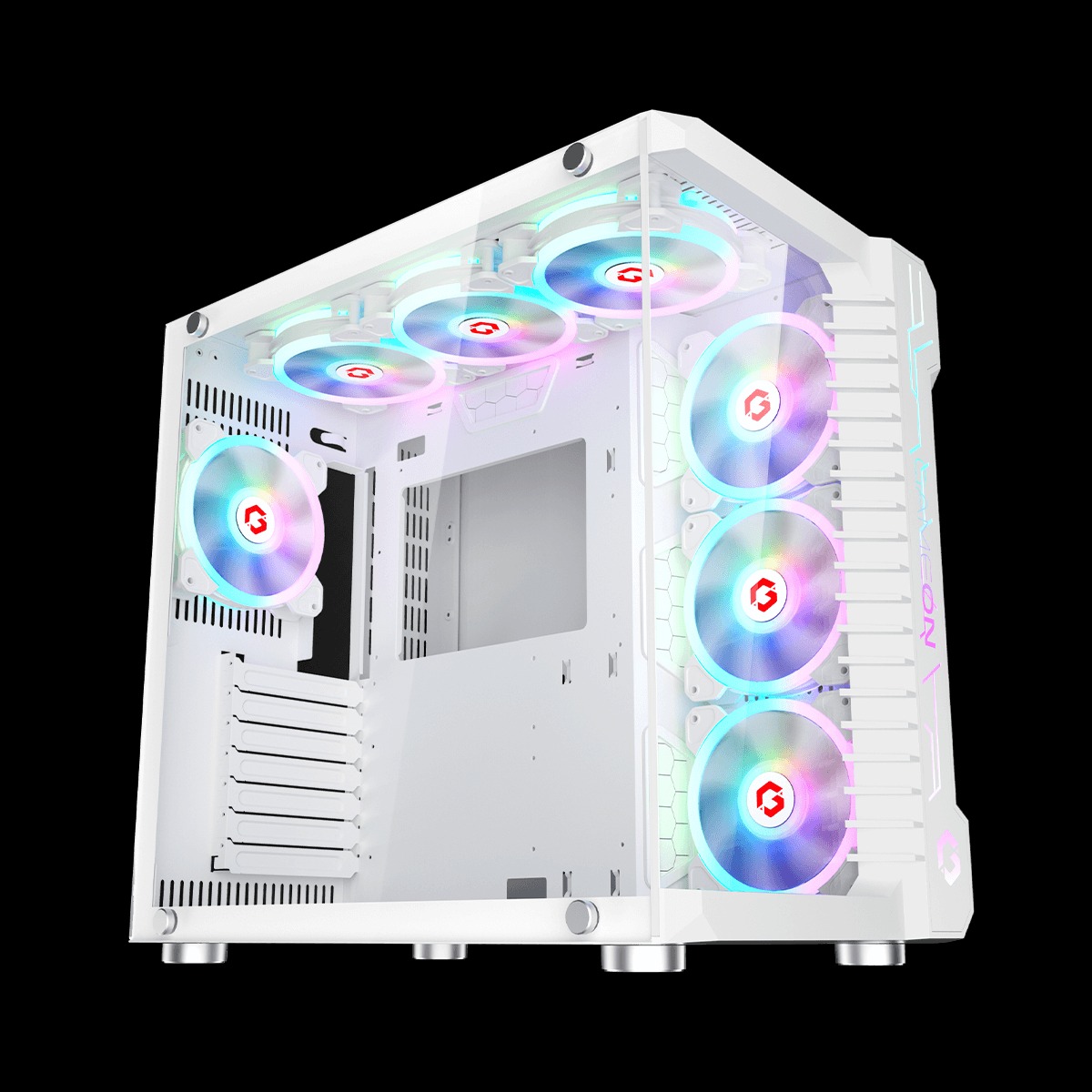 خرید کیس GAMEON Emperor Arctic III Series Mid Tower Gaming Case White با بهترین قیمت