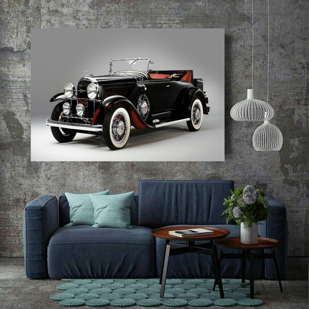 تابلو بوم طرح ماشین کلاسیک مدل SDB568