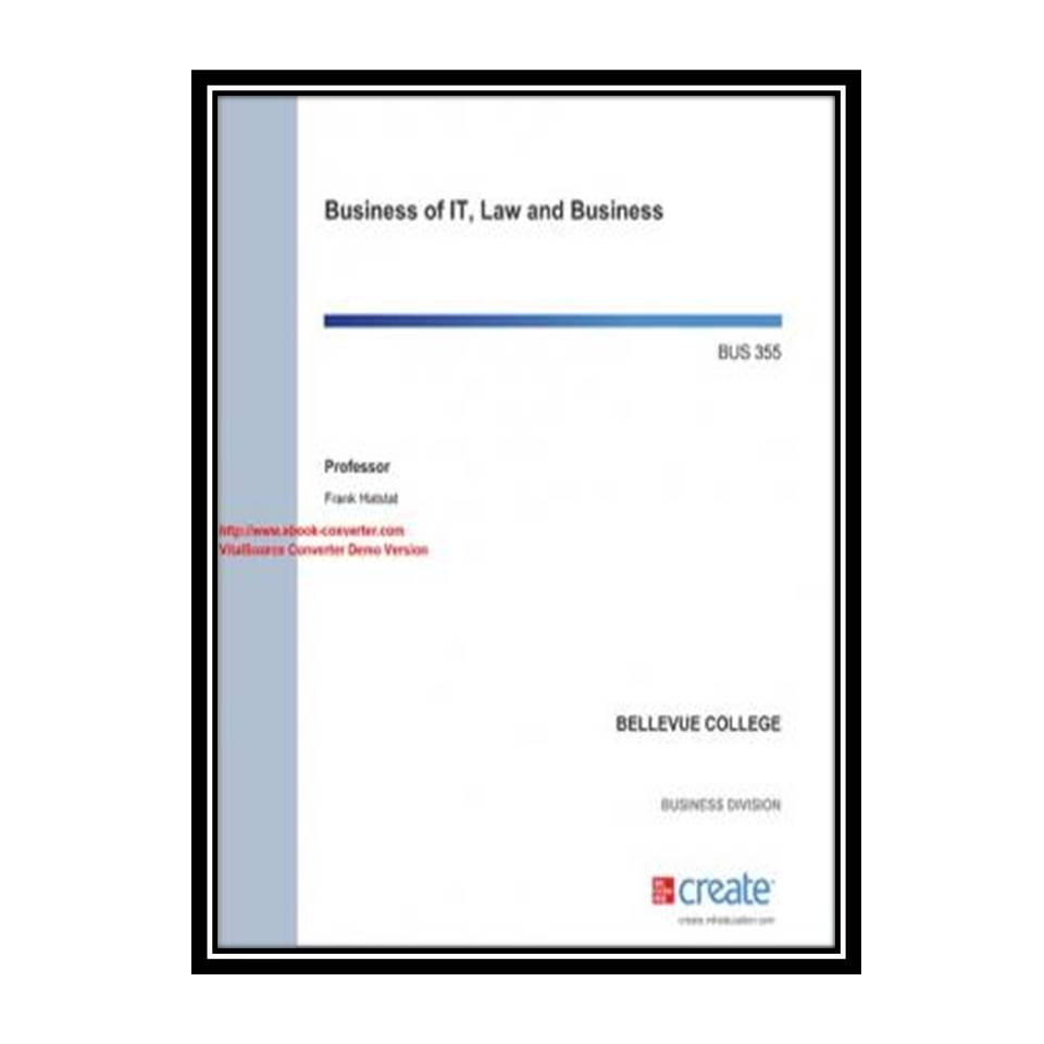 کتاب Business of IT, Law and Business اثر Frank Hatstat انتشارات مؤلفین طلایی