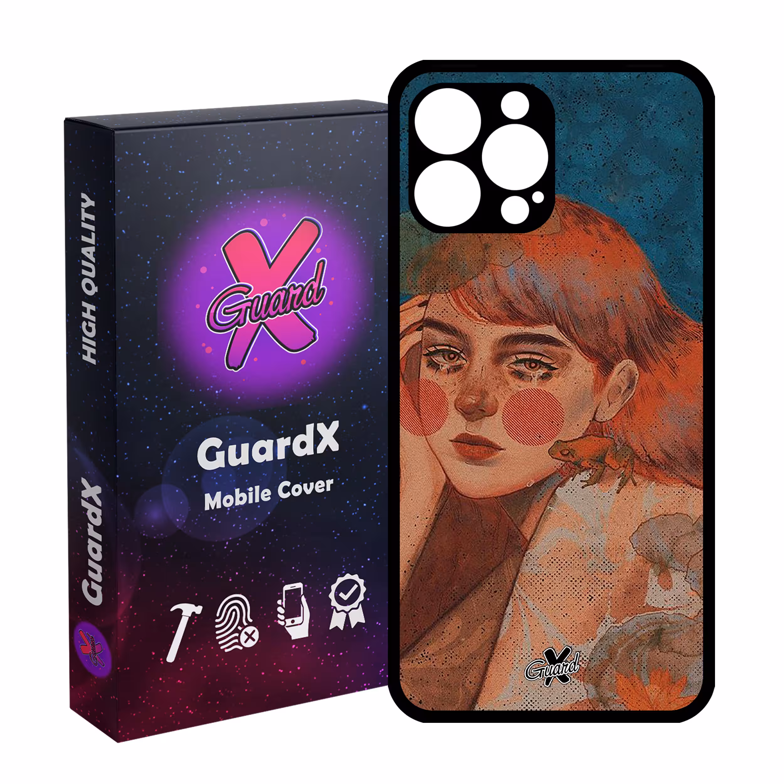 کاور گارد ایکس طرح Girl مدل 10330 مناسب برای گوشی موبایل اپل iPhone 13 Pro Max