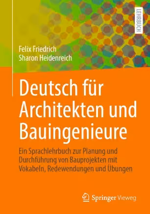 خرید و دانلود نسخه کامل کتاب Deutsch für Architekten und Bauingenieure - Pdf