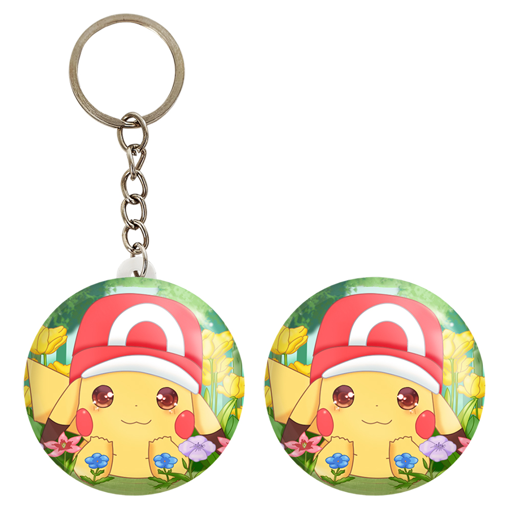 پیکسل خندالو مدل پیکاچو انیمه پوکمون کد 17369 به همراه جاکلیدی