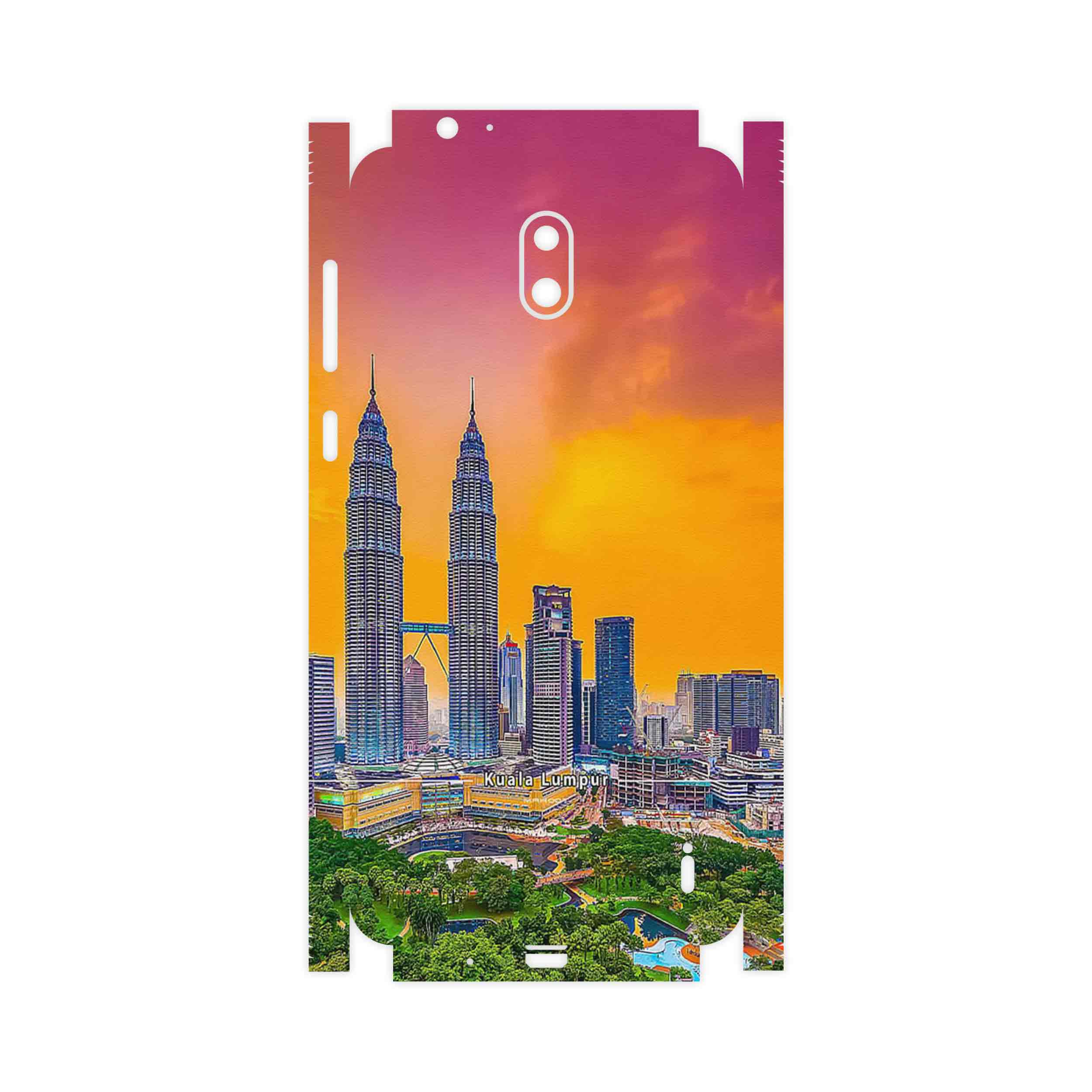 برچسب پوششی ماهوت مدل City of Kuala Lumpur-FullSkin مناسب برای گوشی موبایل نوکیا 2