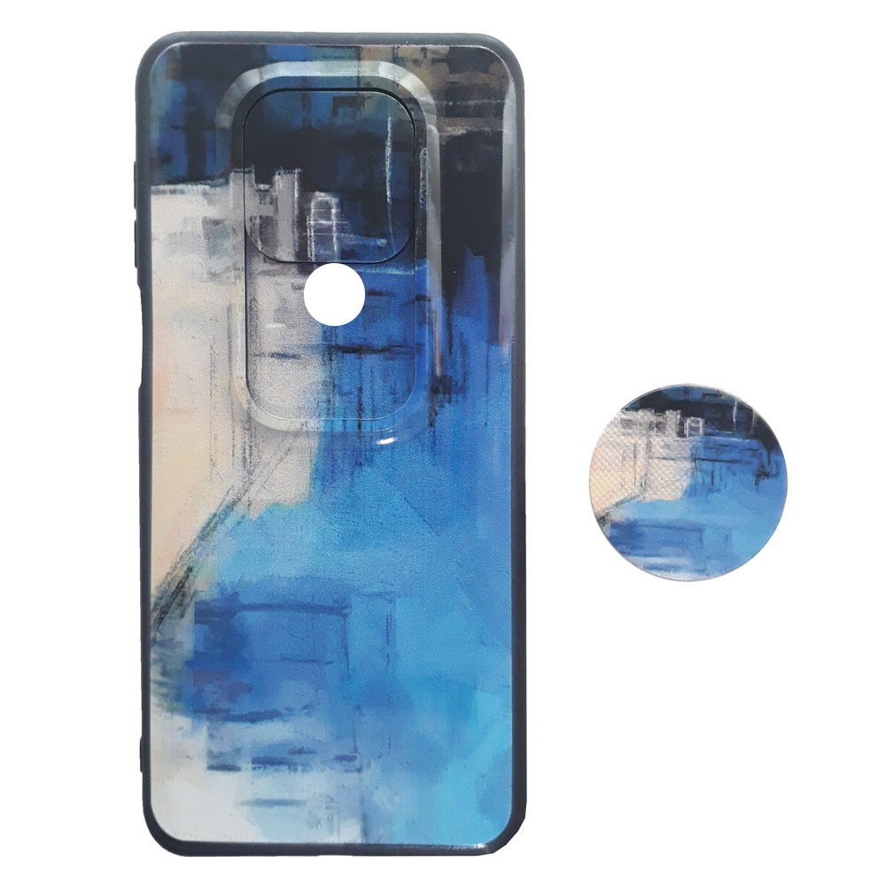 کاور طرح impression کد A6531 مناسب برای گوشی موبایل شیائومی Redmi Note 9 به همراه پایه نگهدارنده