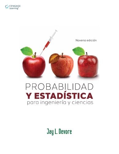 خرید و دانلود نسخه کامل کتاب Probabilidad y Estadística para Ingeniería y Ciencias