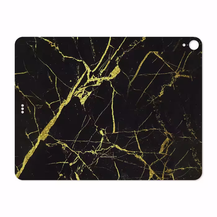 برچسب پوششی ماهوت مدل Graphite-Gold-Marble مناسب برای تبلت اپل iPad Pro 12.9 (GEN 3) 2018 A1983