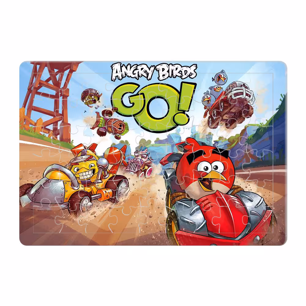 پازل 54 تکه طرح Angry Birds مدل P122