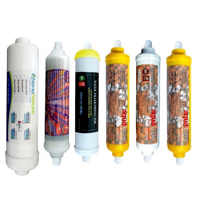 فیلتر تصفیه کننده آب مدل REFILL-AC6G مجموعه 6 عددی