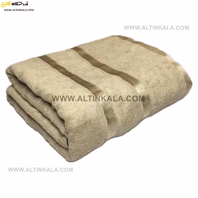 حوله حمام 100% بامبو سایز 100×160 رنگ بژ