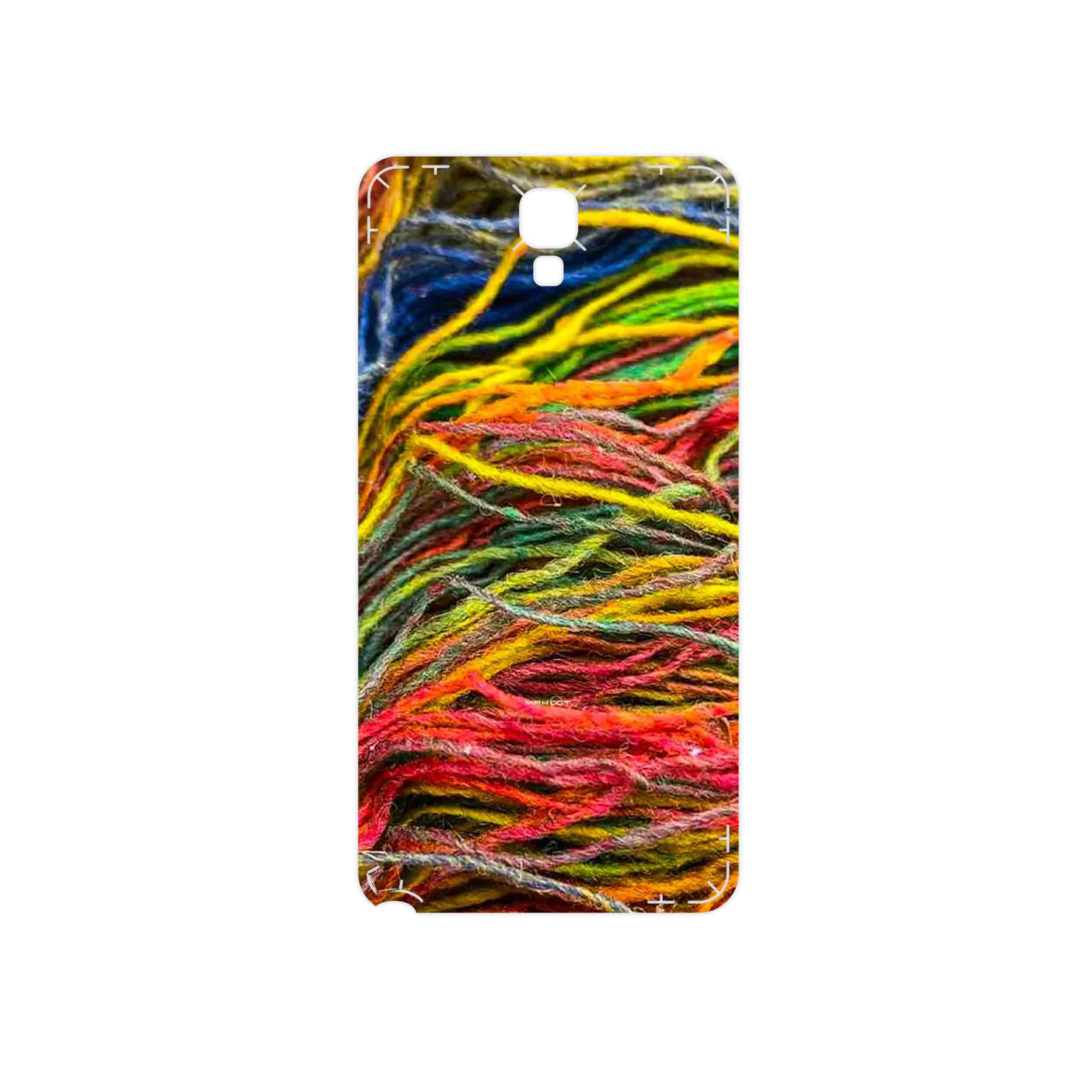 برچسب پوششی ماهوت مدل Fabric Texture 9 مناسب برای گوشی موبایل سامسونگ Galaxy Note 3 Neo