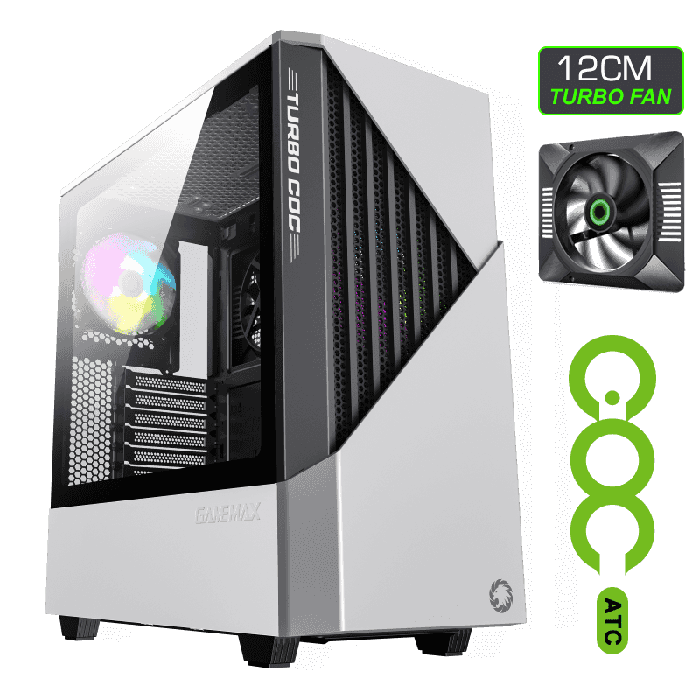 مشخصات ، قیمت و خرید کیس گیمینگ گیم مکس Gamemax Contac COC WB رنگ سفید