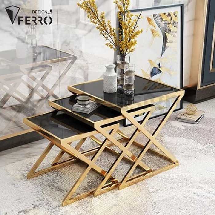 میز عسلی سه تیکه مدل مایا