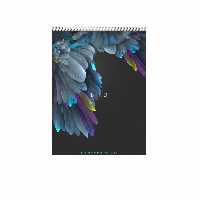 دفتر شطرنجی 100 برگ طرح پرنده کد 8 | چاوه