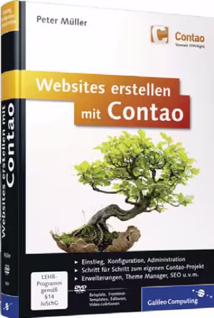 خرید و دانلود نسخه کامل کتاب Websites erstellen mit Contao
