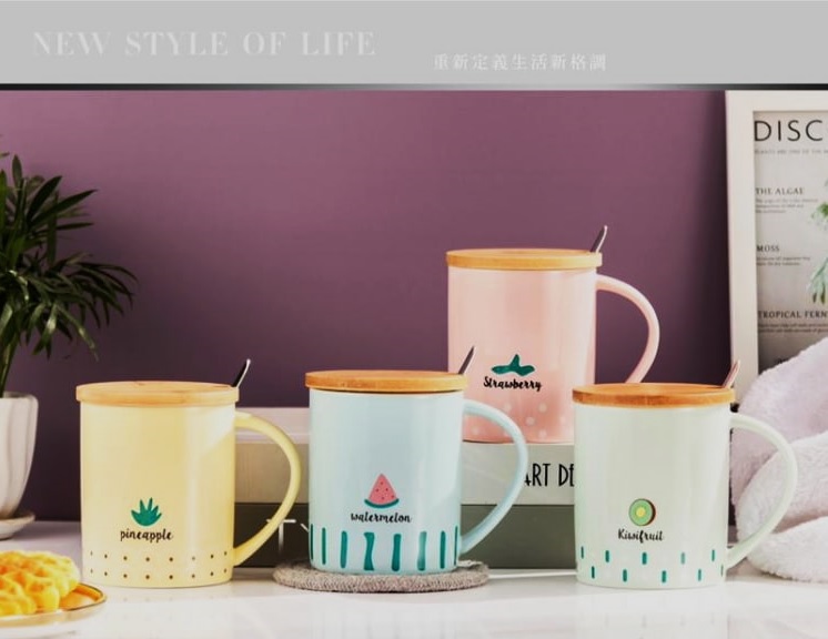 ماگ میوه ای درب بامبو