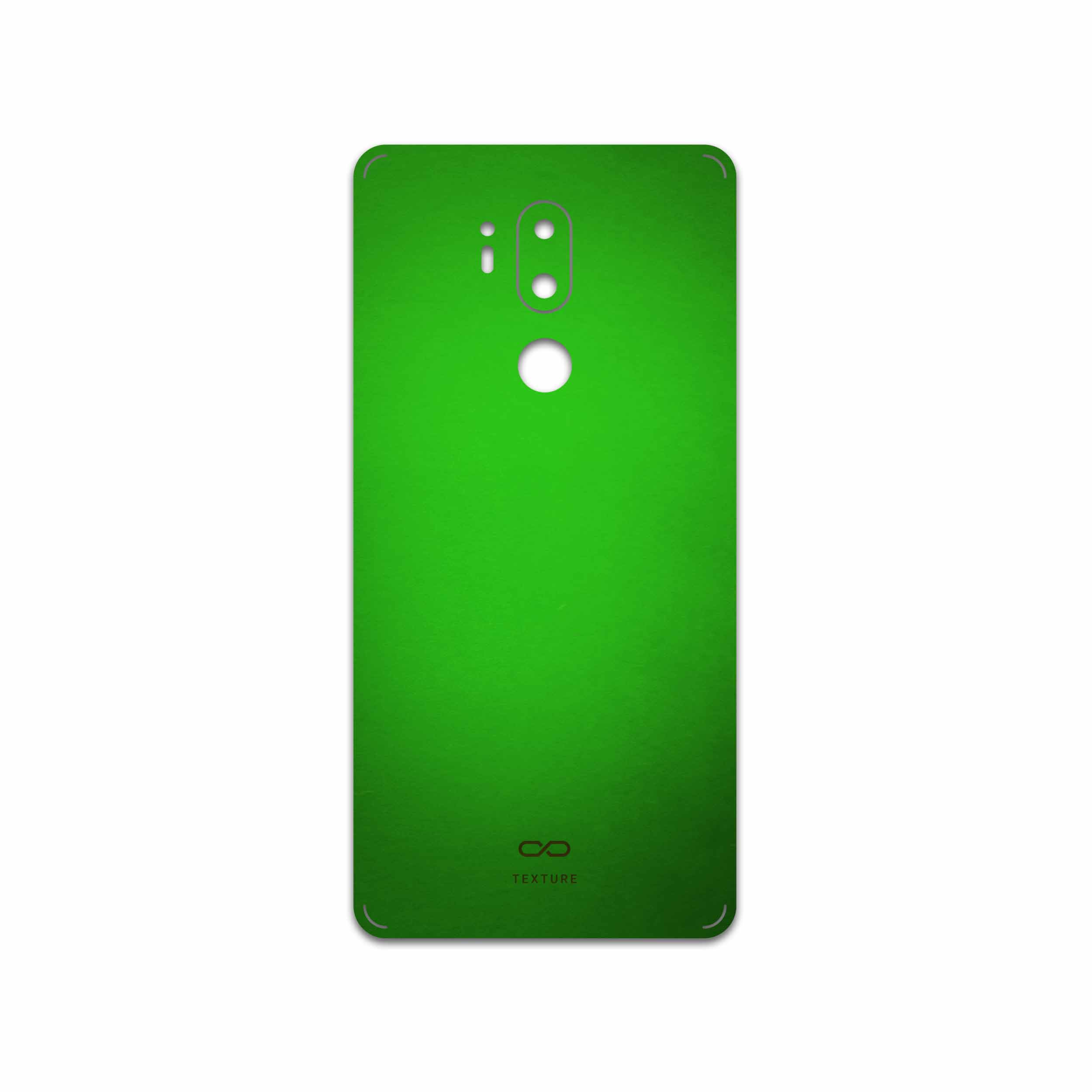 برچسب پوششی ماهوت مدل Metallic-Green مناسب برای گوشی موبایل ال جی G7 PLUS THINQ