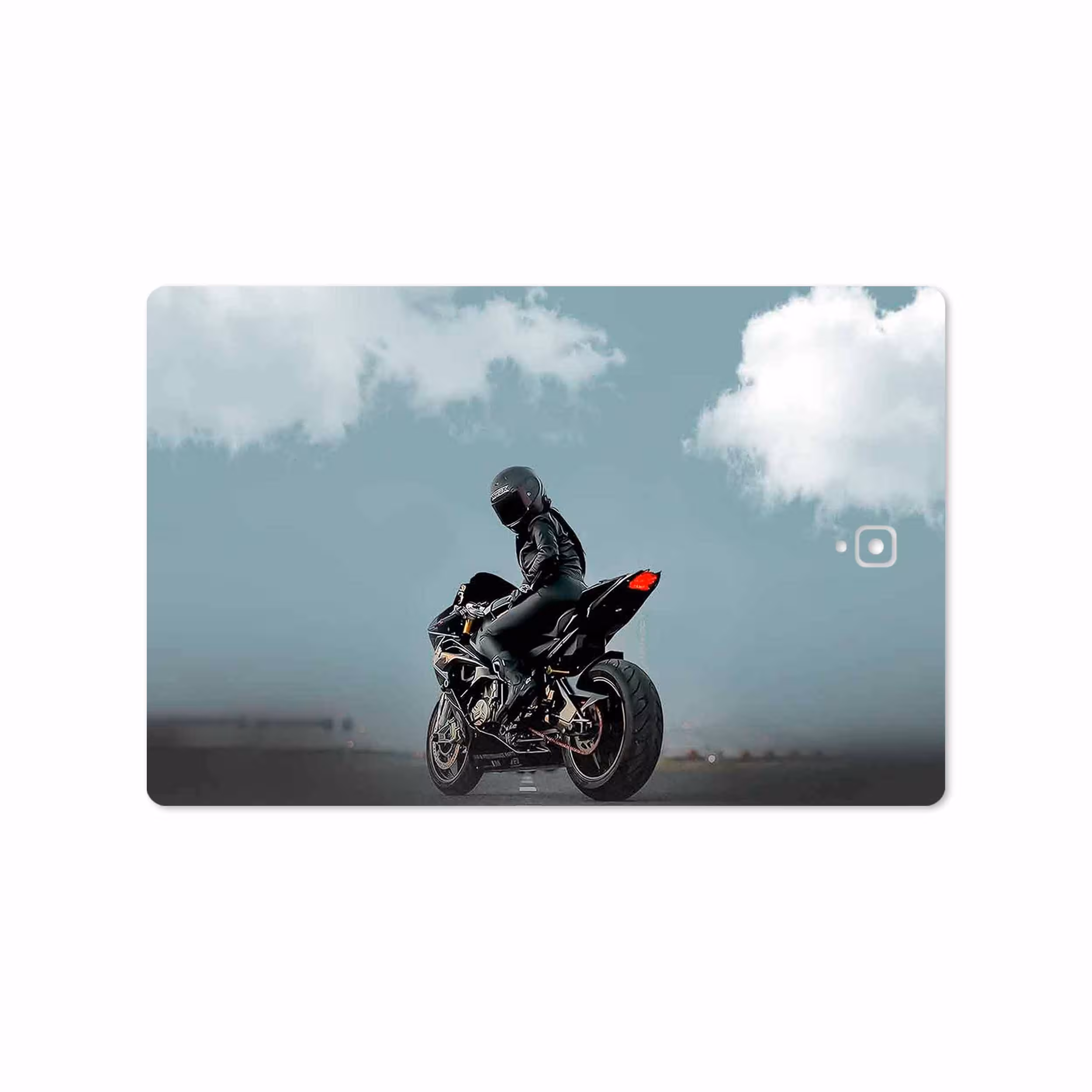 برچسب پوششی ماهوت مدل Motorcycling مناسب برای تبلت سامسونگ Galaxy Tab S3 9.7 2017 T820