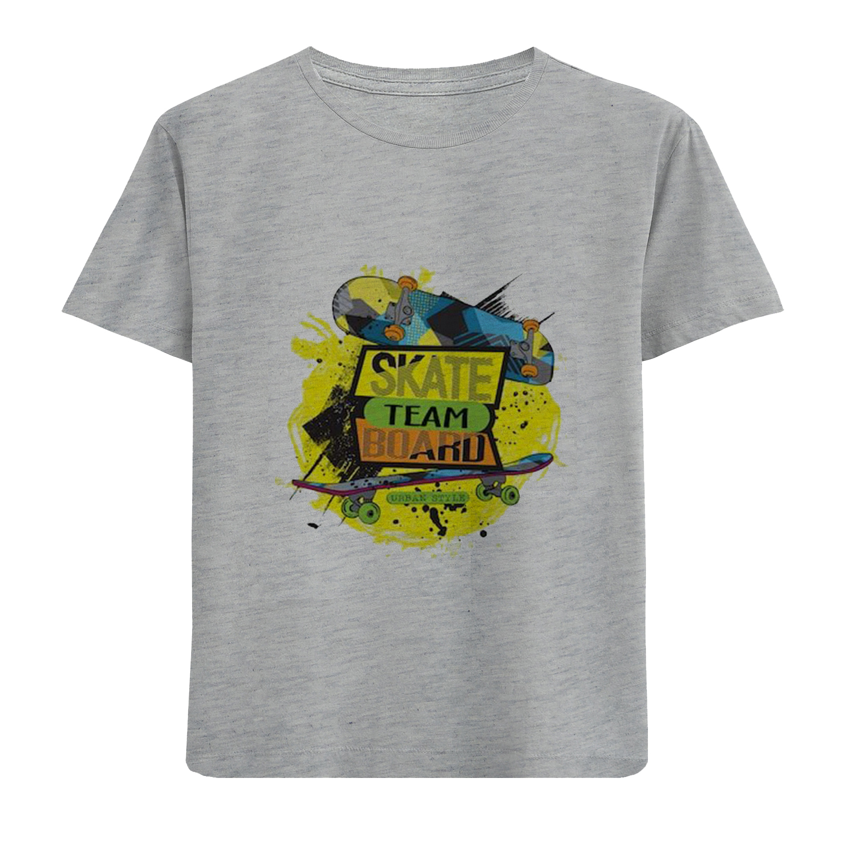 تی شرت آستین کوتاه بچگانه مدل D286 SKATE