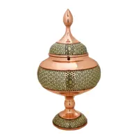 شکلات خوری خاتم کاری مسی کد 25