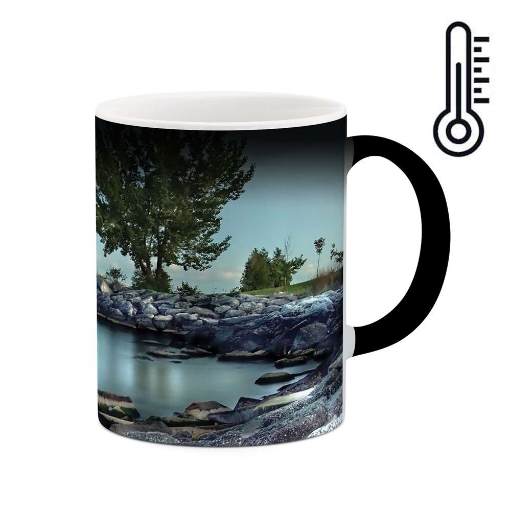 ماگ حرارتی طرح ساحل دریا مدل mgh02280