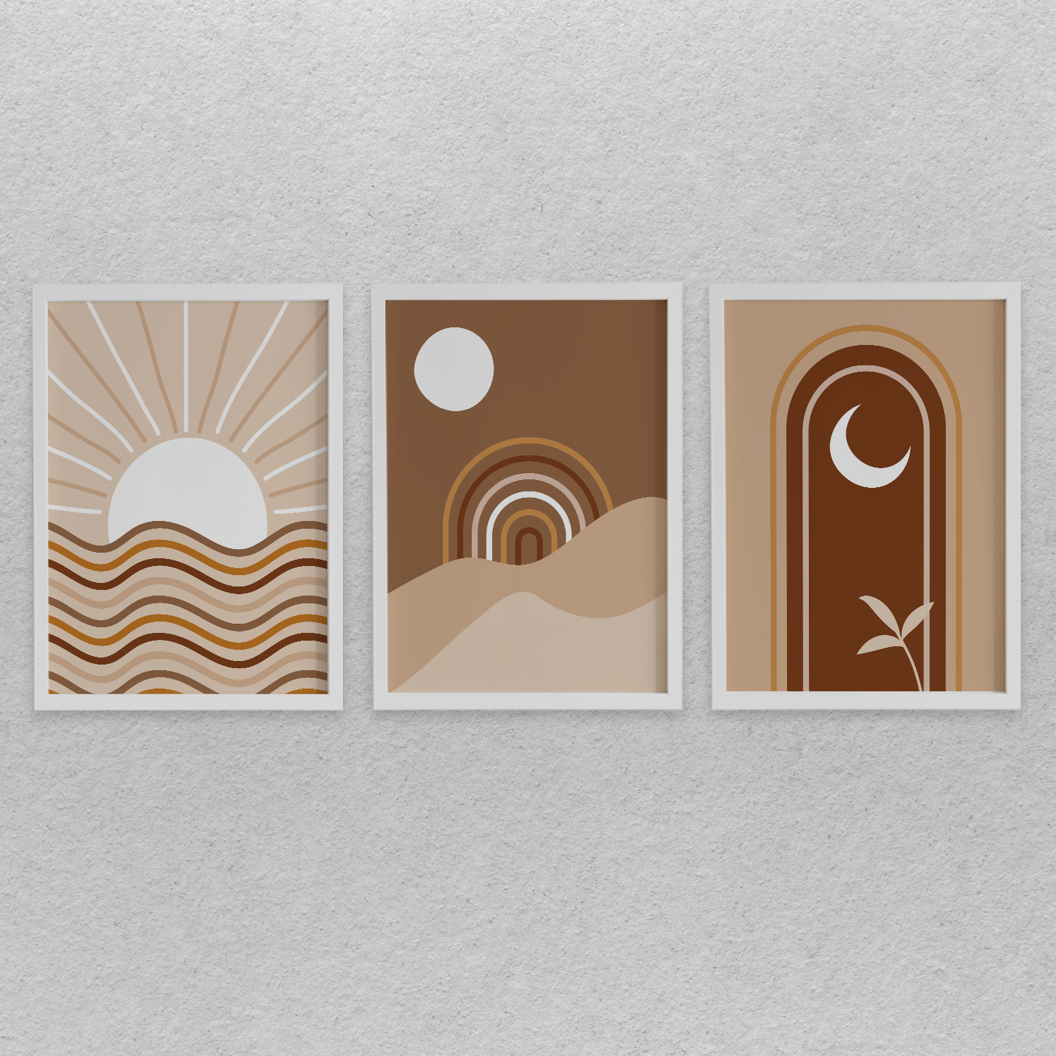 تابلو مدل مدرن سبک بوهو کد 534 مجموعه سه عددی