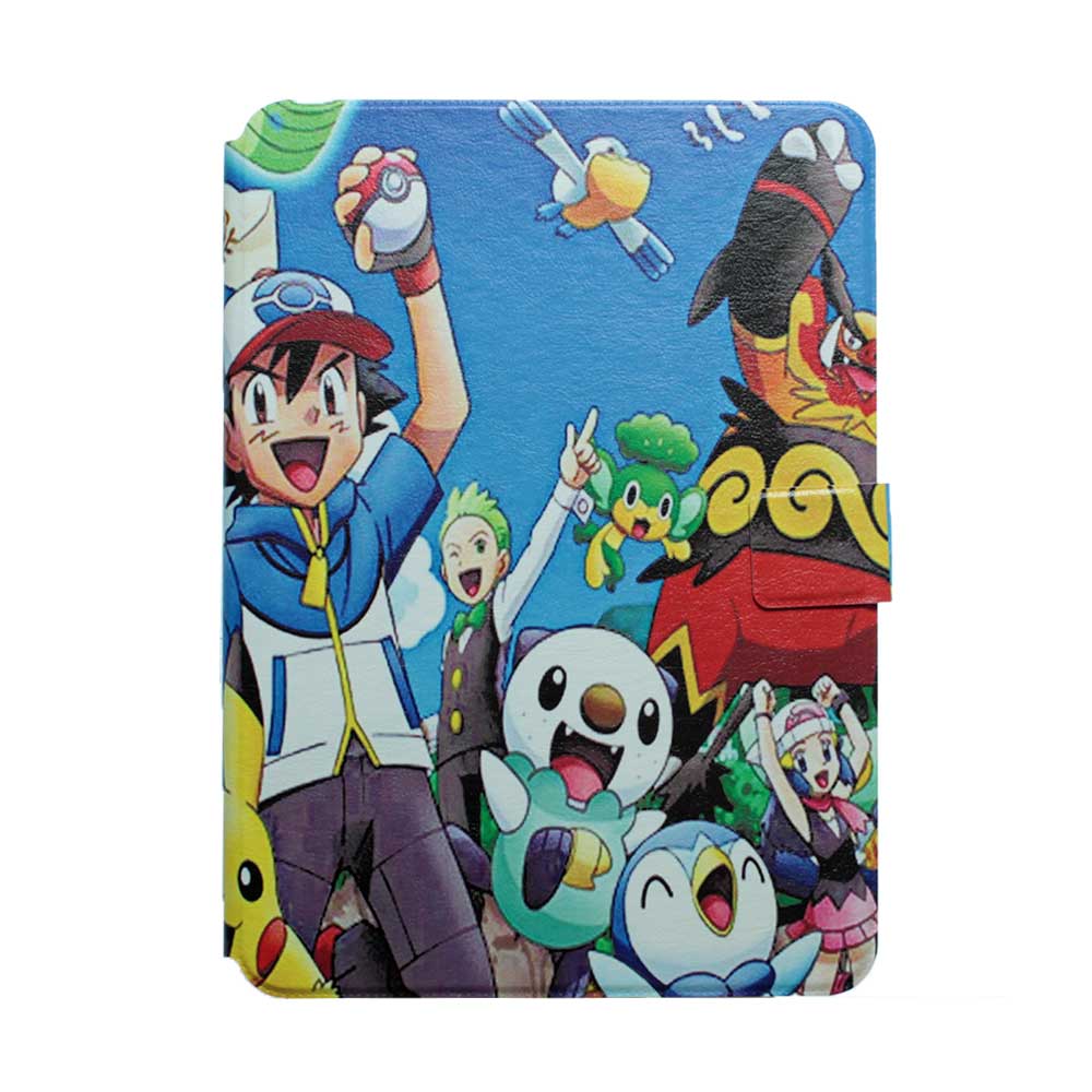 کیف کلاسوری مدل پوکمون کارتونی کد TKA مناسب برای تبلت سامسونگ Galaxy Tab E T560