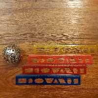 
خط کش ژله ای شابلون دار 
