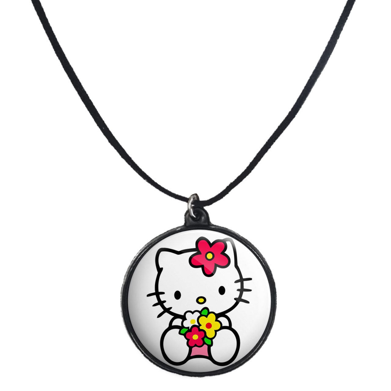 گردنبند پرمانه طرح Kitty کد pmb.27317مدل دو طرفه