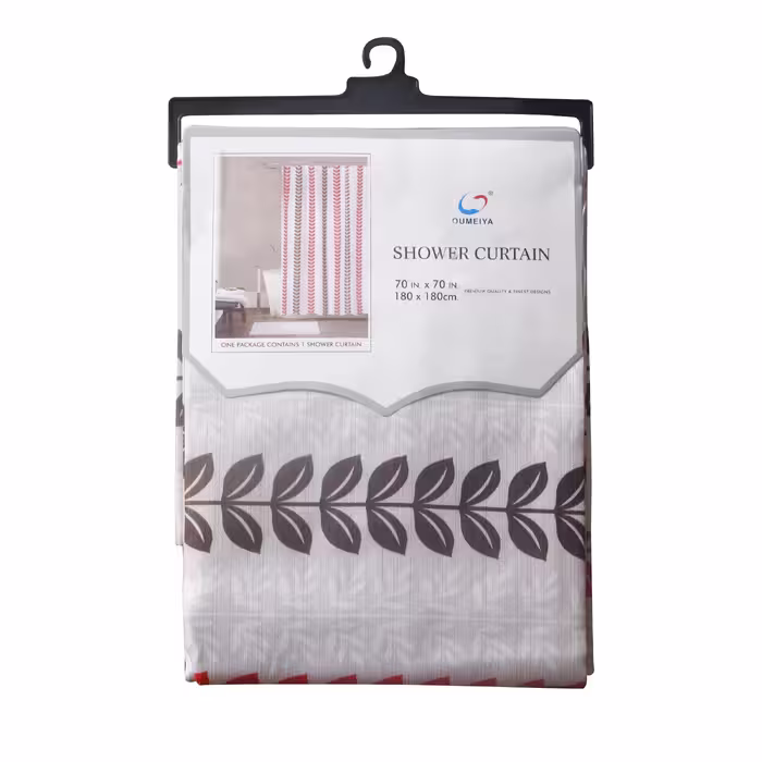 پرده حمام اومیا کد SC-03 سایز 180×200 سانتی متر