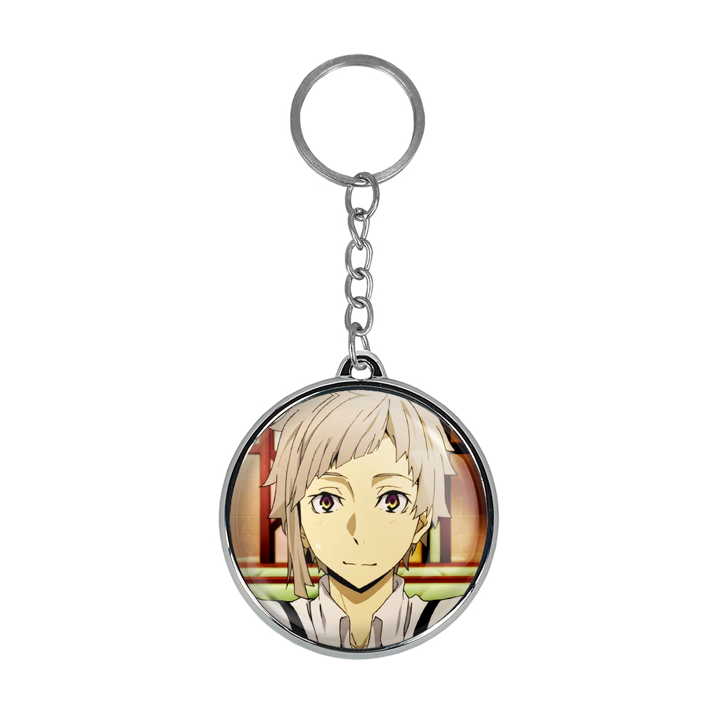 جاکلیدی خندالو طرح اودا سان و آتسوشی انیمه سگ های ولگرد بانگو مدل دوطرفه کد 1564115651