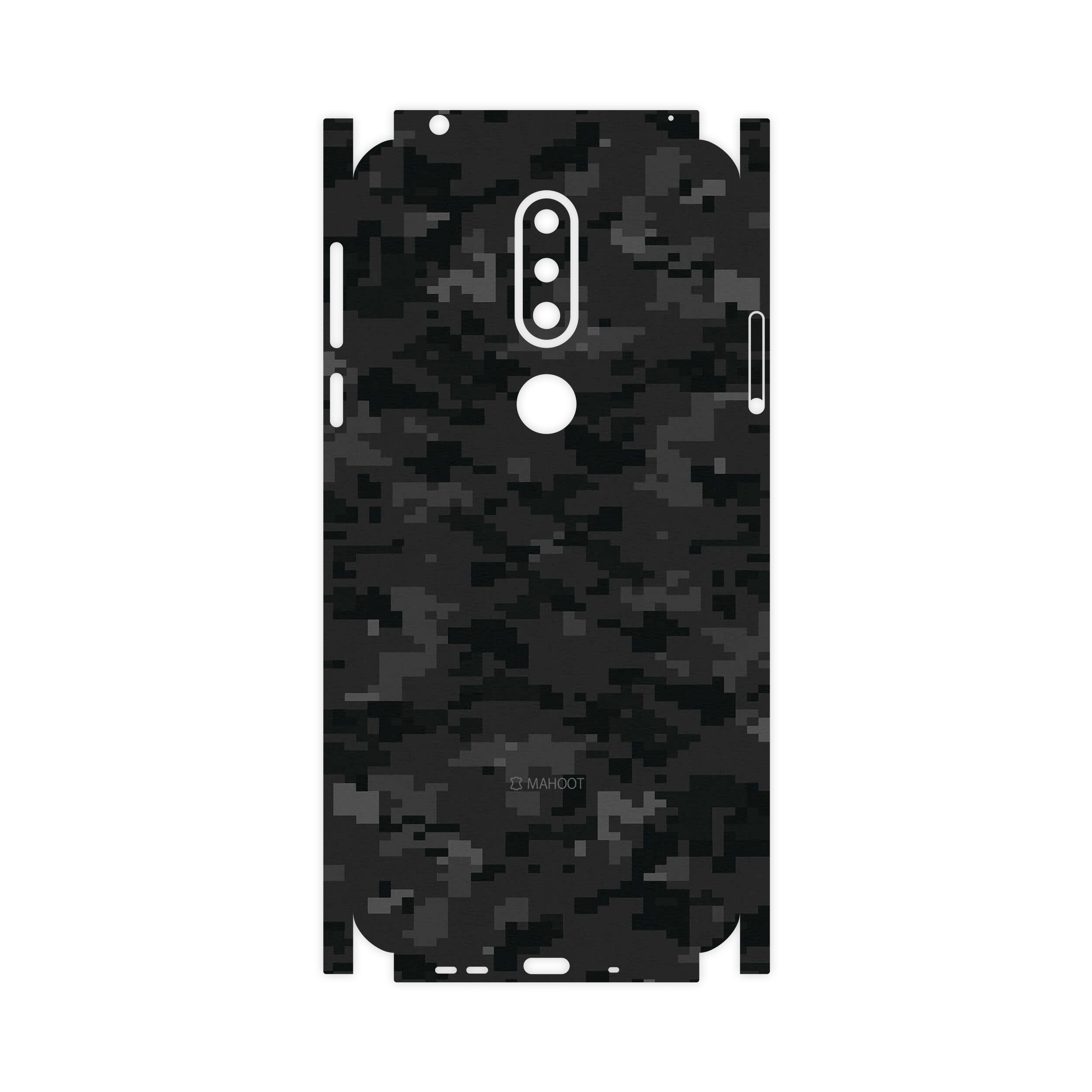 برچسب پوششی ماهوت مدل Night-Army-Pixel-FullSkin مناسب برای گوشی موبایل نوکیا 7.1