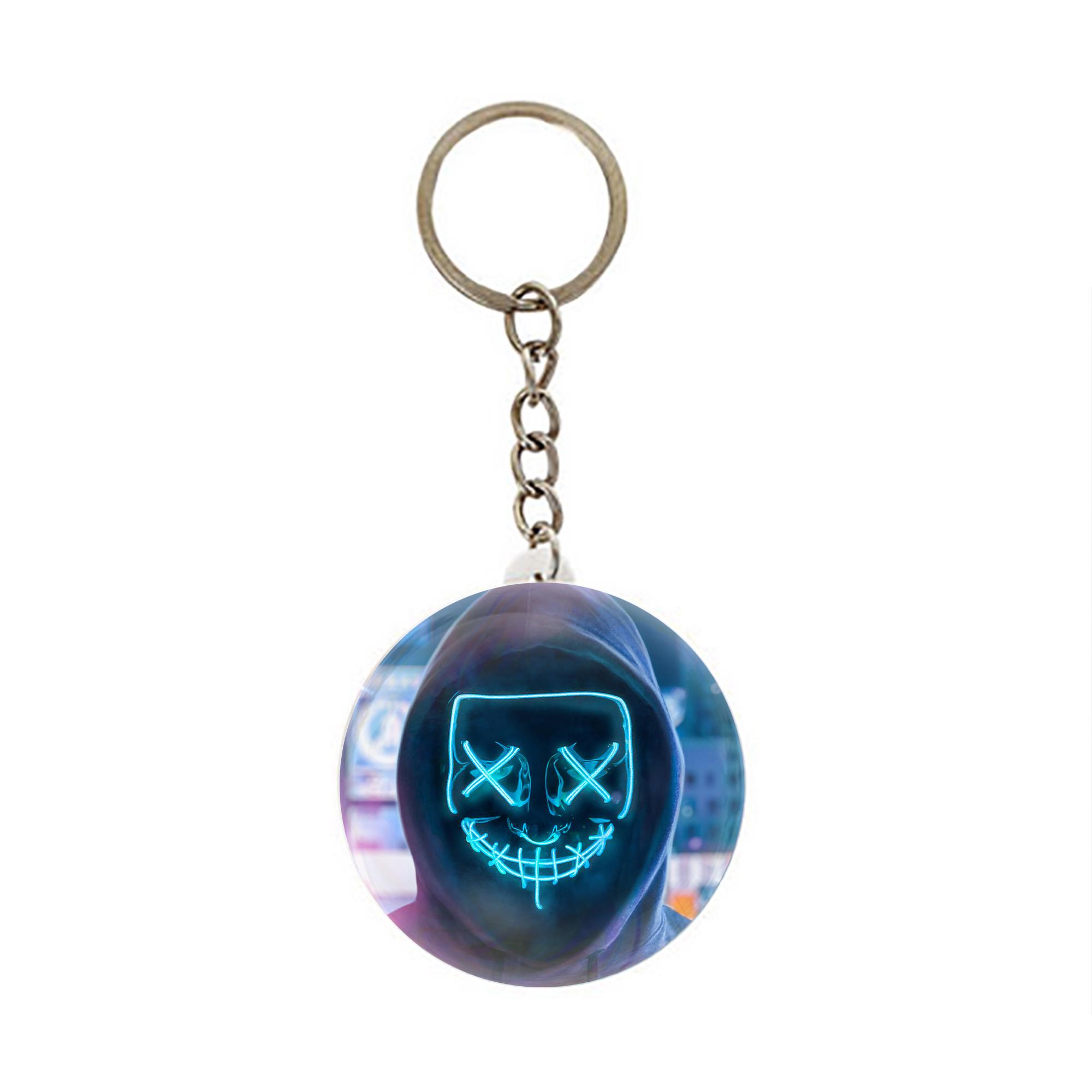 جاکلیدی عرش مدل فانتزی پسر نئونی شبرنگ کد Asj2439