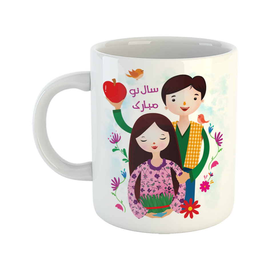 ماگ طرح نوروز مدل سال نو مبارک