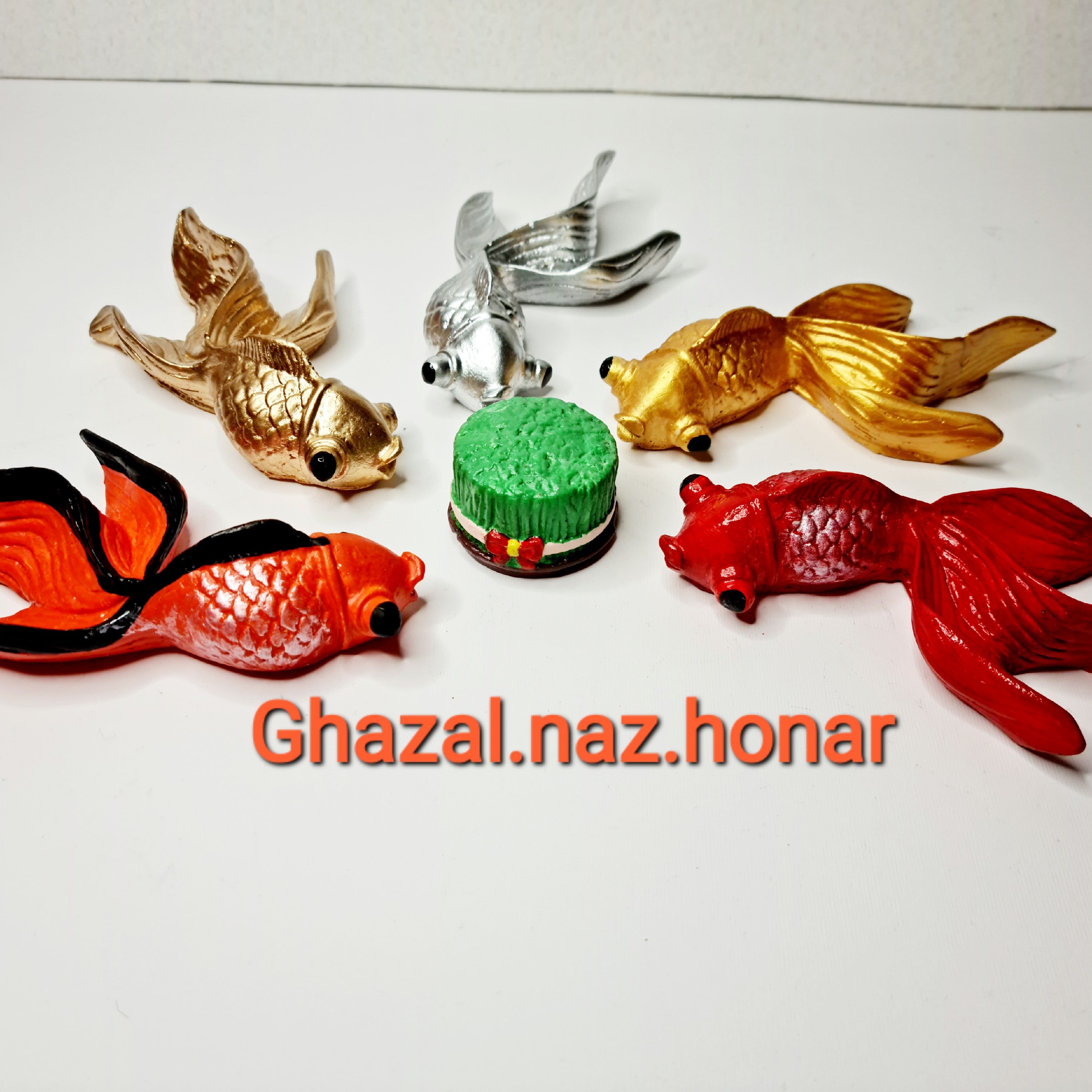 دکوری ماهی سه پر سفره هفت سین 