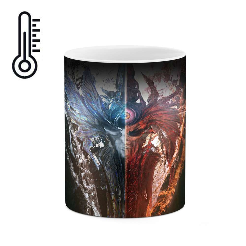 ماگ حرارتی کاکتی طرح نقاشی مدل mgh13505